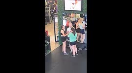 Gym-goers shocked as snake slithers into workout studio in Brazil