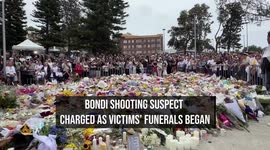 Bondi Shooting Suspect Charged as Victims' Funerals Began