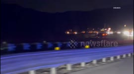 US, Los Angeles: Hesperia Wrong-Way Pursuit Leads To Head-On Collision On 15 Freeway