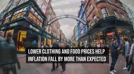 Lower Clothing And Food Prices Help Inflation Fall By More Than Expected