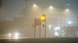 US, Los Angeles: South Los Angeles Fog