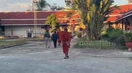 Cambodian soldiers injured in Thai border clashes receive treatment at hospital