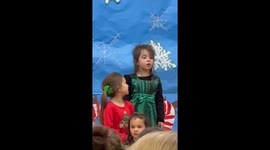 Little girl belts out school performance with full confidence—Instagram clip hits 11.7K views