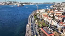 DRONE – Istanbul’s Uskudar shores bring joy to daily life