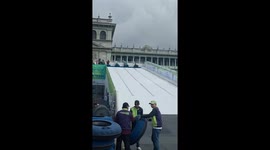 Boy Accidentally Flips on Tube