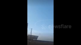Syria: Warplanes soaring in the skies over the city of Ain Issa in the northern countryside of Al-Raqqah