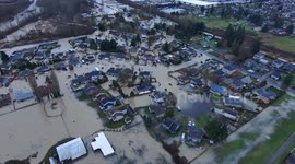 US: Levee Gives Way In The Dead Of Night As Floodwaters Overrun Pacific