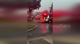 US: Early Morning Fire Tears Through Tustin Home Before Firefighters Stop Spread