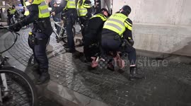 Dutch police detain pro-Palestinian protesters during Israeli rally