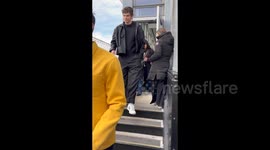 US: 'Percy Jackson and the Olympians' Cast Members Visit ESB