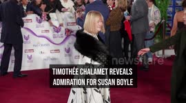 Timothée Chalamet reveals admiration for Susan Boyle