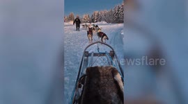 Woman flew to Lapland for the day and was home in time for a cup of tea in bed