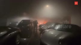 Fire at Spanish car dealership destroys vehicle, no injuries reported