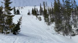 Ski failure. backflip crash