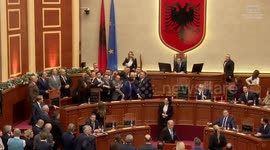 Tensions erupt in Albanian Parliament over reinstatement of Deputy PM Balluku