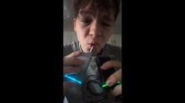 Man demonstrates “helmet fog” vape stunt—Instagram clip hits 1M views