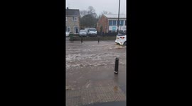 Flooding at Wick causes travel chaos and blocks school  entrances