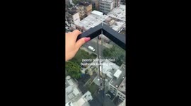 Loose glass balcony on new Bushwick high‑rise sparks concern—TikTok clip hits 3.6M views