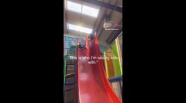 Man hilariously holds his nose before dry drop slide—Instagram clip hits 3.6M views