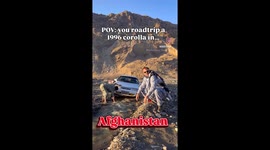 Time‑lapse captures 1996 Corolla winter road trip through Central Afghanistan—Instagram clip hits 162K views