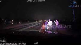 Passing Vehicle Strikes Sheriff’s Patrol Unit During Traffic Stop
