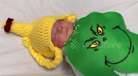 US: Adorable Babies In Cleveland NICU Dressed In Festive Holiday Sweaters