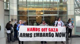 Protesters block Port of Oakland to stop military shipments to Israel