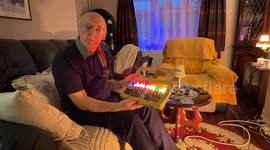 Pensioner uses same Christmas lights for 69 years and never changed a bulb