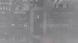 China: Dense fog hits parts of northern China, disrupts traffic