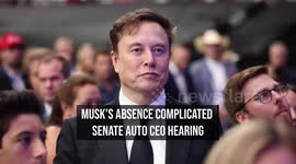 Musk's Absence Complicated Senate Auto CEO Hearing