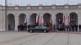 Ukrainian President Volodymyr Zelenskyy visits Poland