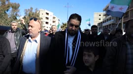 Syrians protest Israeli violations in Quneitra