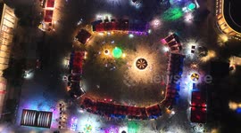 Tirana adorned with radiant lights ahead of New Year