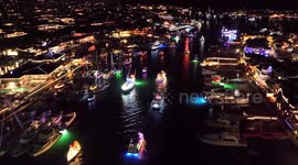 US: Dazzling Video Captures Magical Nights Of Lights At Newport Beach Boat Parade