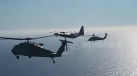 US: Rescue Helicopter Refueled Mid-Air During Massive California Military Exercise