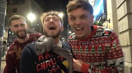 Revellers hit Birmingham city centre as office Christmas parties get underway on Mad Friday