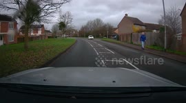 Emergency Brake as Child Runs Into Road