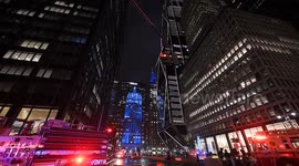 US: Park Avenue Shut Down in Midtown as High Winds Cause Bricks To Fall From Building