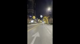 Tbilisi city decorated with lights to welcome Christmas