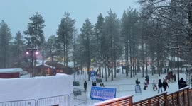 Fairy-tale Finnish city Rovaniemi draws tourists for winter holiday