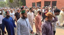 Thousands gather at Bangladesh parliament for political activist's funeral (2)