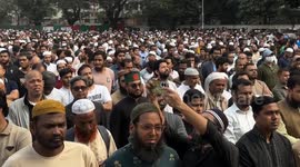 Thousands gather at Bangladesh parliament for political activist's funeral