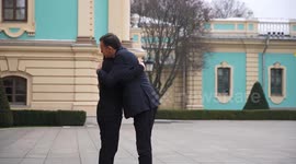 Ukrainian President Zelenskyy receives Portuguese PM Montenegro in Kyiv