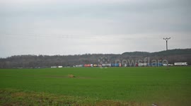 Hundreds of Ukrainian trucks delayed for days at Slovakia border