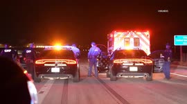 US, Los Angeles: Mission Hills Stolen LAFD Rescue Ambulance Part 2