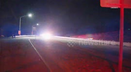 US, Los Angeles: Palmdale Mission Hills Stolen LAFD Rescue Ambulance Part 3