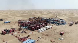 China: Annual output of China's largest ultra-deep oilfield hits record high