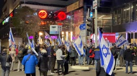 Israelis take to streets in Haifa to protest Netanyahu government