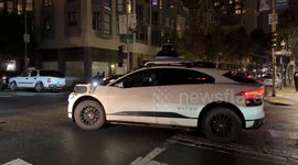 Waymo driverless cars stall during power outage in San Francisco