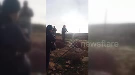Palestine: Israeli Settlers Graze Sheep On West Bank Land